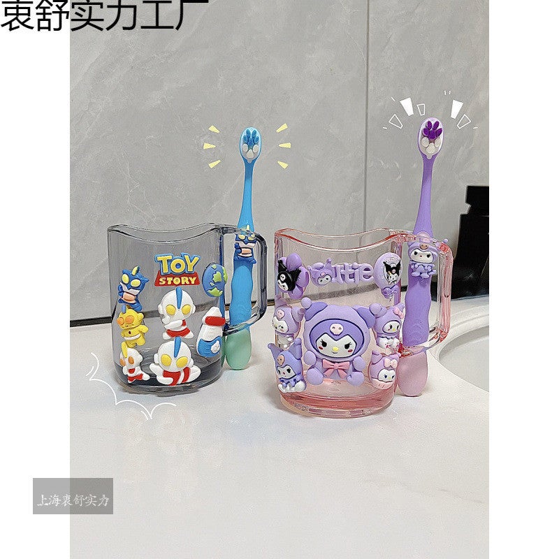Sanrio Gargle Cup High Beauty Value Transparent Ins Household Cute Tooth Couple Kulomi - Image 4